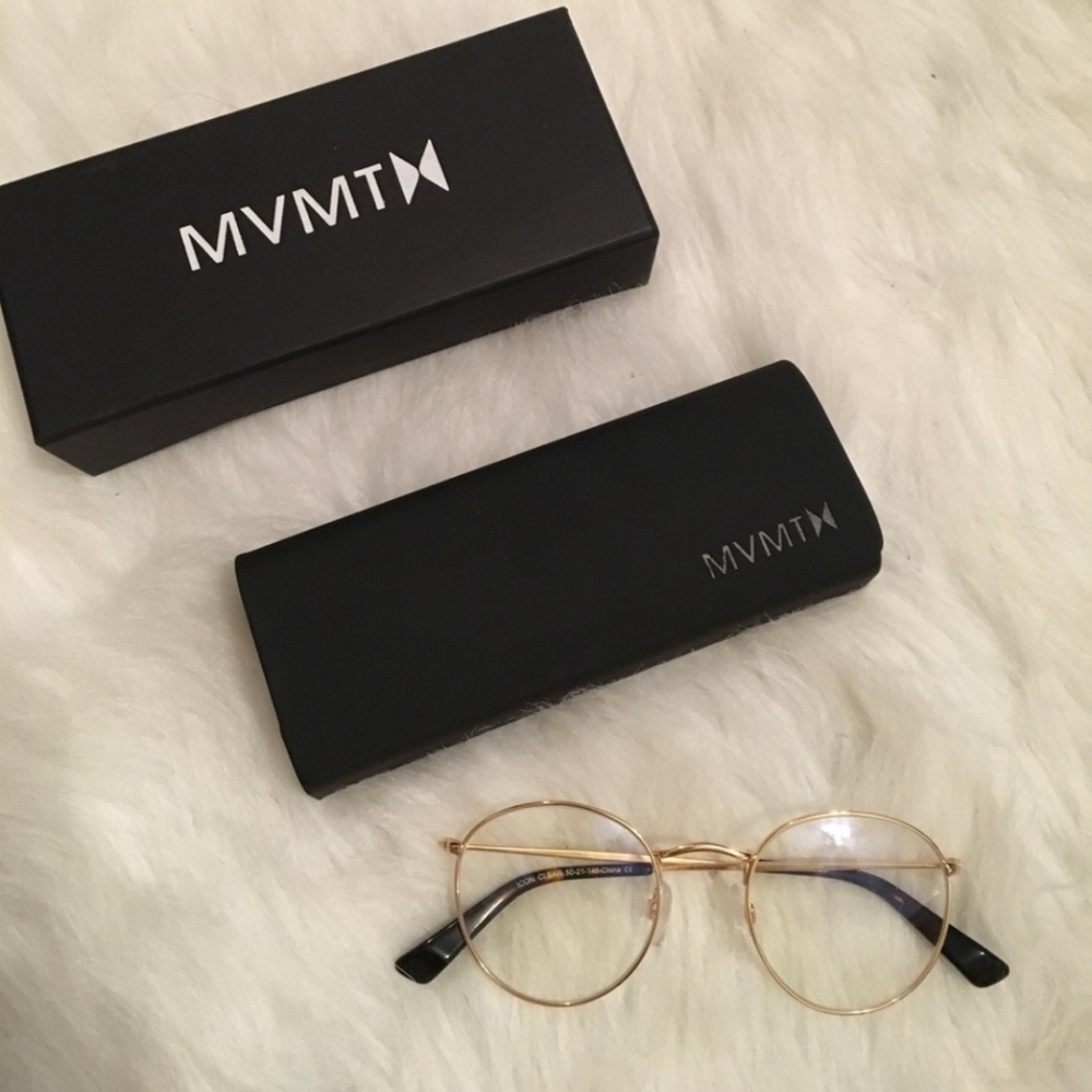 MVMT clear glasses